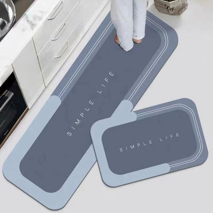 🏠💧【1 sada 2 kusů | 40*60+40*120 cm】💥💥Protiskluzová savá podložka do kuchyně/koupelny