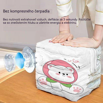 ✨🗃️ 5 kusov len za 25 € 💨 Veľké stlačiteľné vákuové úložné vrecká: Nie je potrebné žiadne vzduchové čerpadlo, nepriepustné, ideálne na úsporu miesta v kufri a doma ✈️