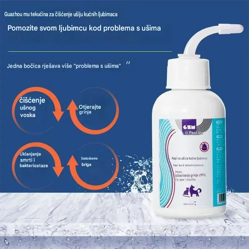 【Kupite 1, dobijte 1 gratis】🐶🐱 Sredstvo za čišćenje ušiju za ublažavanje svrbeža u ušima pasa i mačaka.