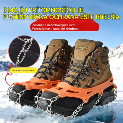 📢📢1 pár za 23 € ⏰ Protišmykové mačky do turistických topánok a obuvi