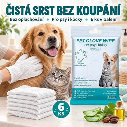 【Kúpte 1 a získajte 2 zadarmo】🐕🐱Rukavice na starostlivosť o srsť domácich miláčikov bez nutnosti oplachovania (18 kusov)
