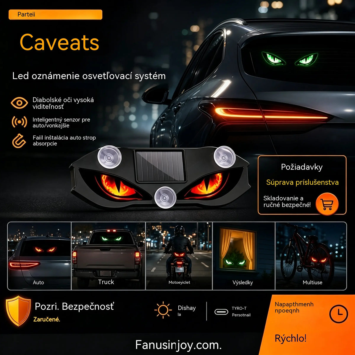 【Kupite 1, dobijte 1 gratis】🚗👀 Solarno LED svjetlo za upozorenje za automobil | Privlači svu pažnju i povećava sigurnost vožnje - bežično, s automatskim prepoznavanjem i univerzalnom upotrebom ✨