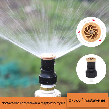 💦【1 sada za 5 ks.】🍀360° nastaviteľná tryska na zavlažovanie záhrady