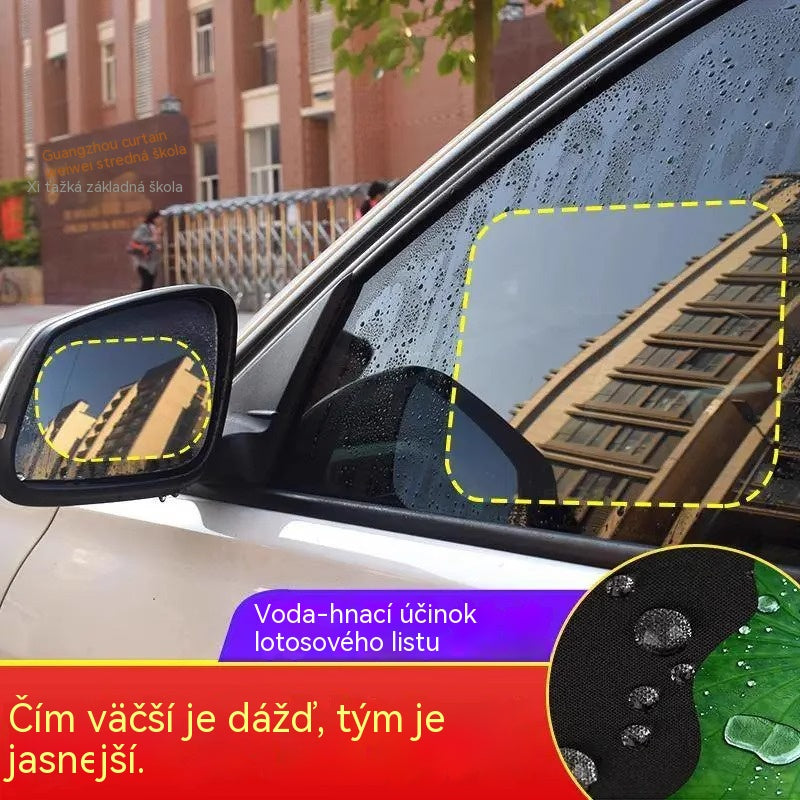 🚘【Kúpte 1 pár, dostanete 1 pár zadarmo】Fólia na zadné zrkadlá automobilov chrániaca pred dažďom a zahmlievaním