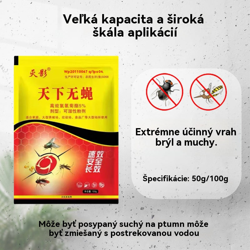 🦟【6 vrecúšok】Špeciálne navrhnuté na ničenie komárov a múch na farmách, jedno balenie zabíja blchy/kobylky/šváby/muchy/komáre!