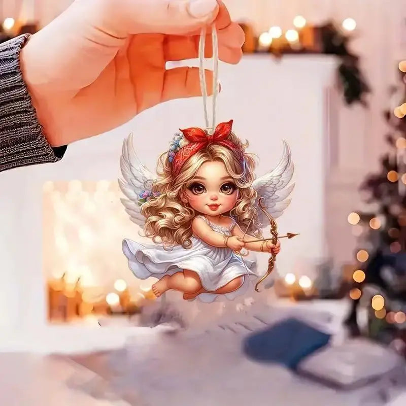 🎄🎁【Kúp 1, získaj 1 zadarmo】👼Vianočná drevená dekorácia Anjel