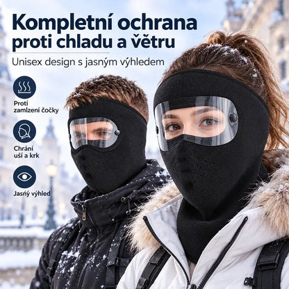 Cyklistická maska na tvár odolná proti vetru a chladu