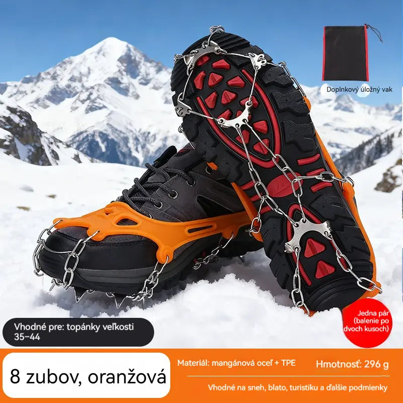 📢📢1 pár za 23 € ⏰ Protišmykové mačky do turistických topánok a obuvi