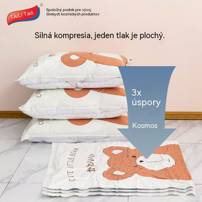 💞 Vákuové úložné vrecko (bez pumpičky) – Jednoducho stlačte pre zatvorenie, pumpička nie je potrebná. Ušetrí 80 % miesta a udrží oblečenie suché a bez prachu. Ideálne na uskladnenie ťažkej posteľnej bielizne a sezónneho oblečenia. 🛏️🗄️